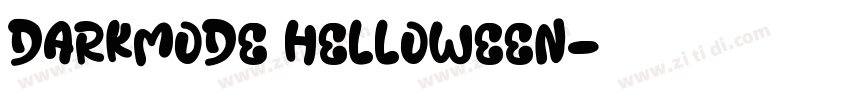 DARKMODE Helloween字体转换 DARKMODE Helloween字体转换
